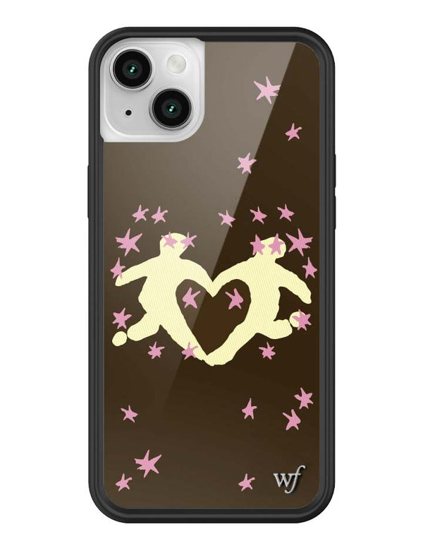 Wildflower iPhone case 14 Plus Slushy Noobz Soulmates Brown Heart Cute