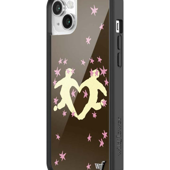 Wildflower iPhone case 14 Plus Slushy Noobz Soulmates Brown Heart Cute