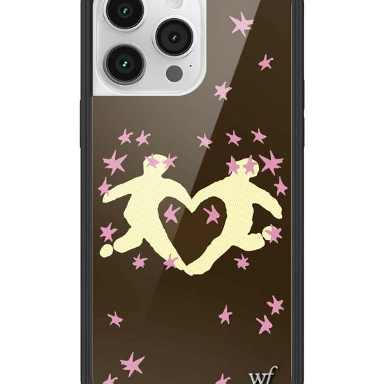 Wildflower iPhone case 14 Pro Max Slushy Noobz Soulmates Brown Heart Cute