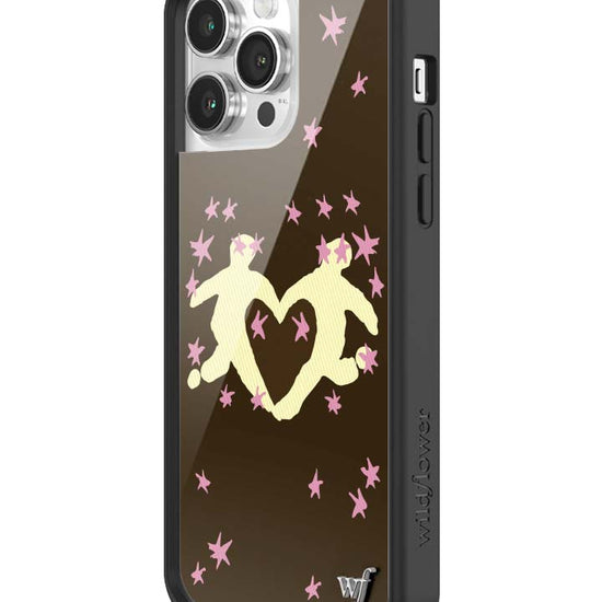 Wildflower iPhone case 14 Pro Max Slushy Noobz Soulmates Brown Heart Cute