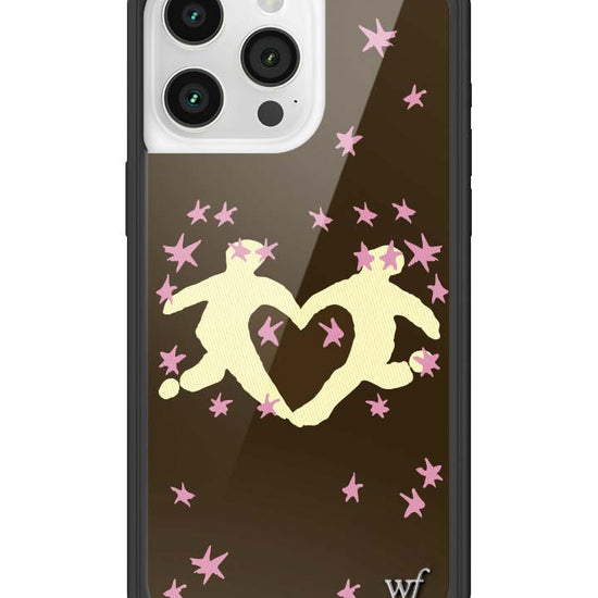 Wildflower iPhone case 15 Pro Max Slushy Noobz Soulmates Brown Heart Cute