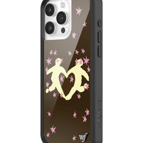 Wildflower iPhone case 15 Pro Max Slushy Noobz Soulmates Brown Heart Cute