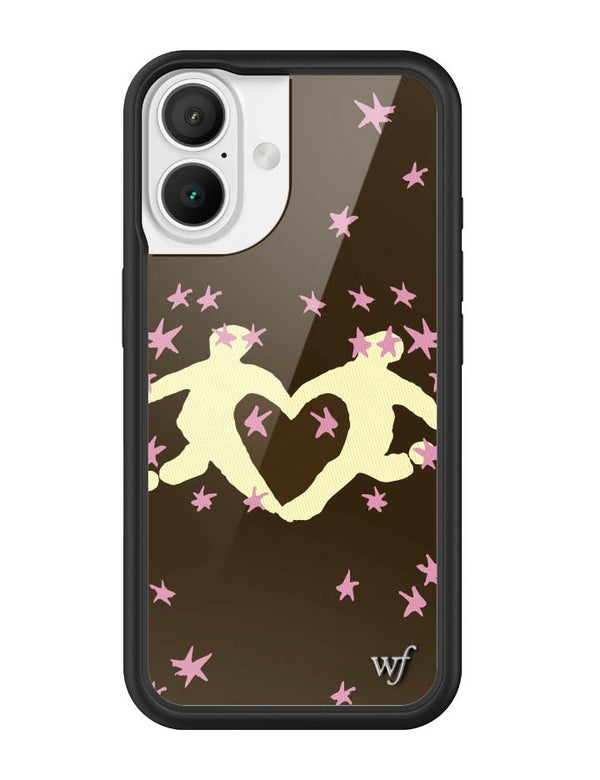 Wildflower iPhone case 16 Slushy Noobz Soulmates Brown Heart Cute