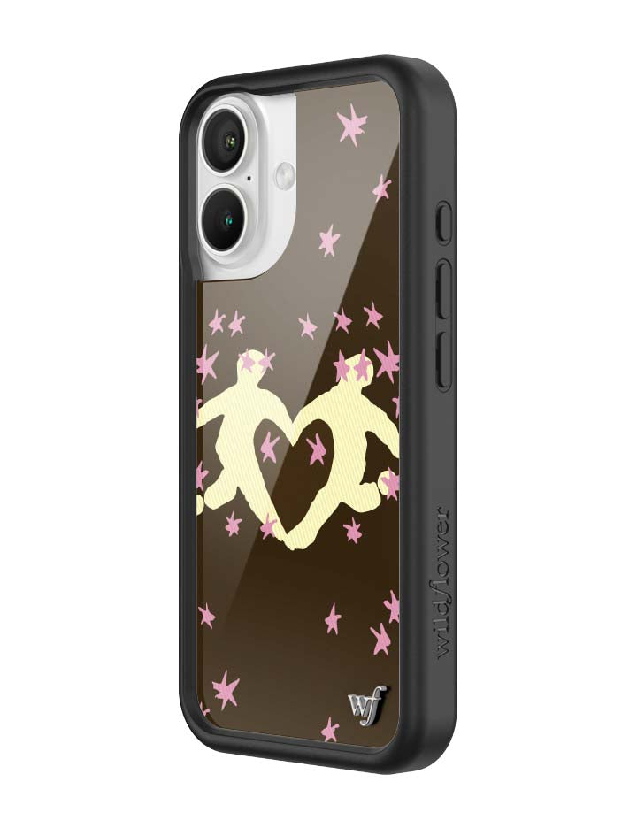Wildflower iPhone case 16 Slushy Noobz Soulmates Brown Heart Cute