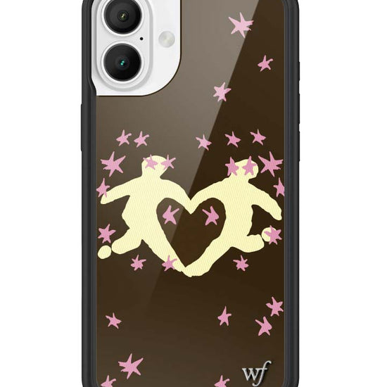Wildflower iPhone case 16 Plus Slushy Noobz Soulmates Brown Heart Cute