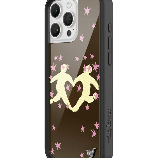 Wildflower iPhone case 16 Pro Max Slushy Noobz Soulmates Brown Heart Cute