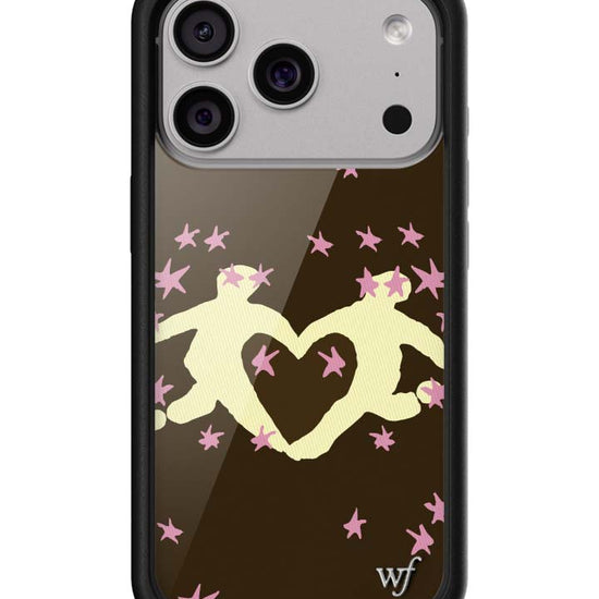 Wildflower iPhone case 18 Pro Slushy Noobz Soulmates Brown Heart Cute