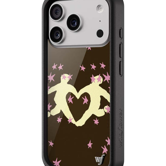 Wildflower iPhone case 18 Pro Slushy Noobz Soulmates Brown Heart Cute