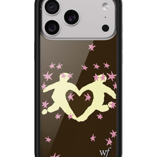 Wildflower iPhone case 18 Pro Max Slushy Noobz Soulmates Brown Heart Cute