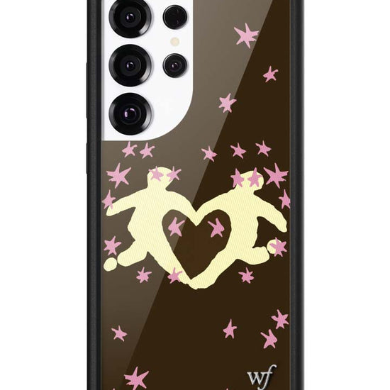 Wildflower Galaxy S25 case Ultra Slushy Noobz Soulmates Brown Heart Cute