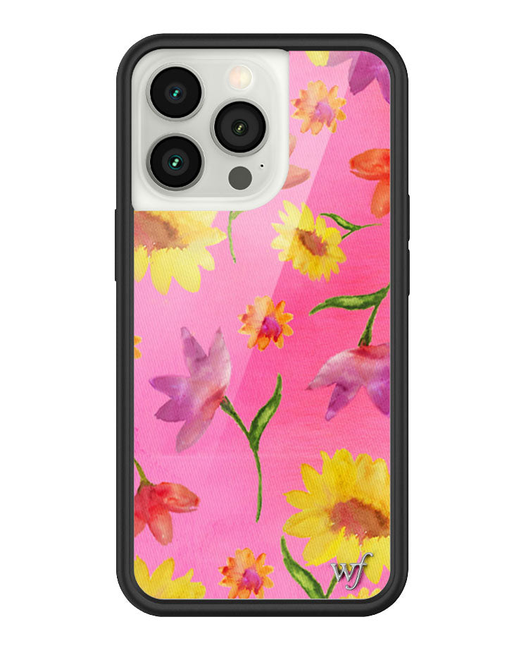 Wildflower Sunflower Spring Floral iPhone 13 Pro Case Wildflower Cases