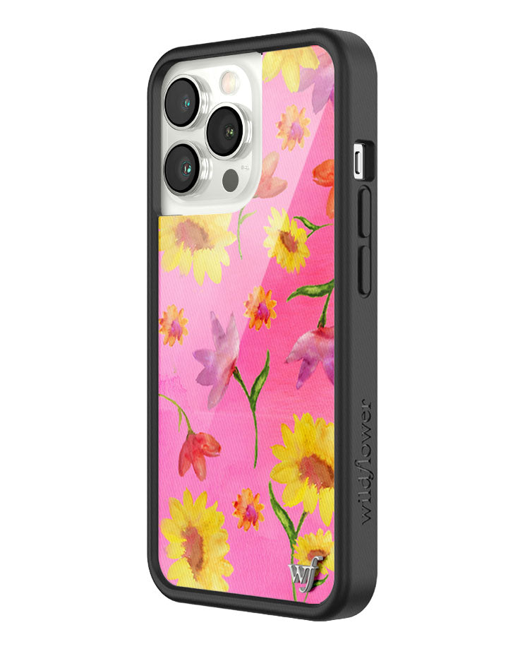Wildflower Sunflower Spring Floral iPhone 13 Pro Case