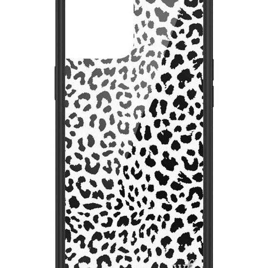 Wildflower iPhone case 12 Pro Max Snow Meow Leopard White Cute