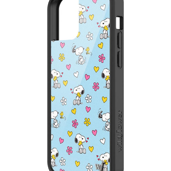 Wildflower iPhone case 12/12 Pro Madhappy x Peanuts Collab Blue Cute
