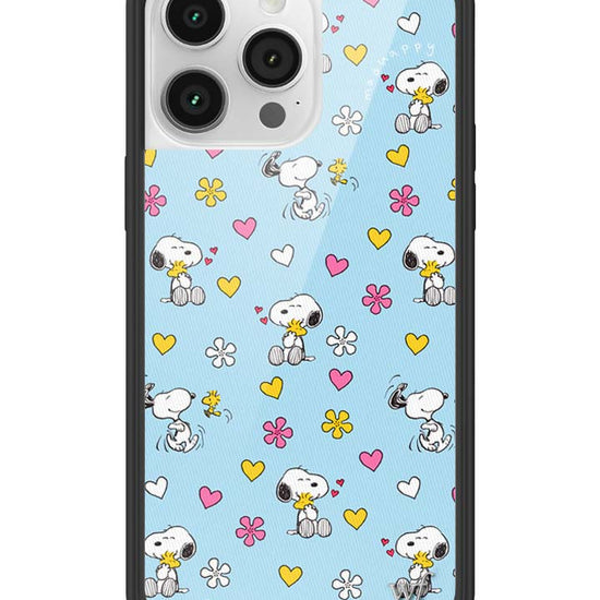 Wildflower iPhone case 14 Pro Max Madhappy x Peanuts Collab Blue Cute