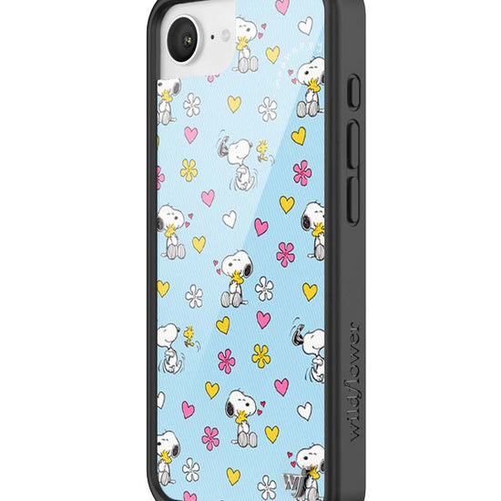 Wildflower iPhone case 17e Madhappy x Peanuts Collab Blue Cute