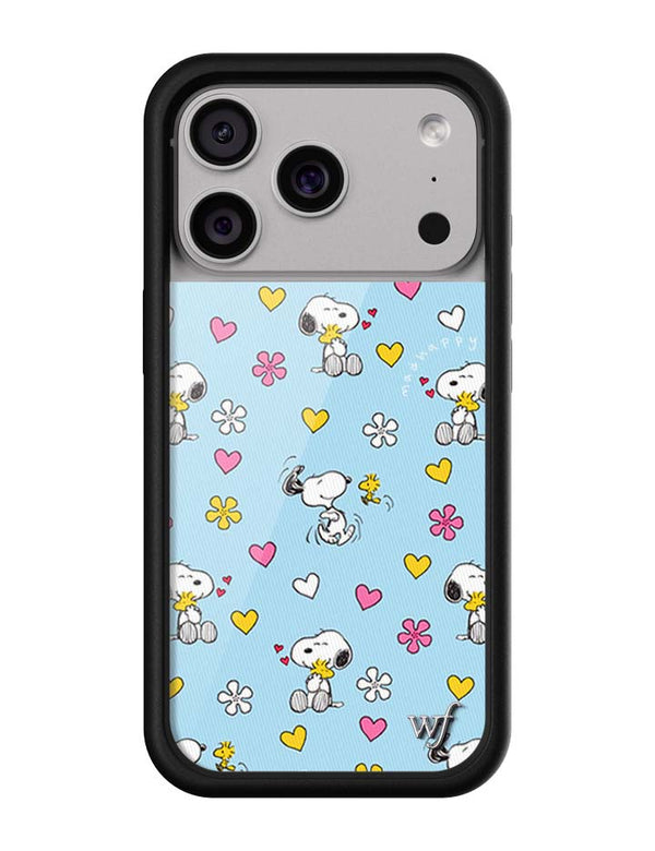 Wildflower iPhone case 17 Pro Madhappy x Peanuts Collab Blue Cute