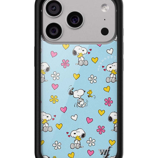 Wildflower iPhone case 17 Pro Madhappy x Peanuts Collab Blue Cute