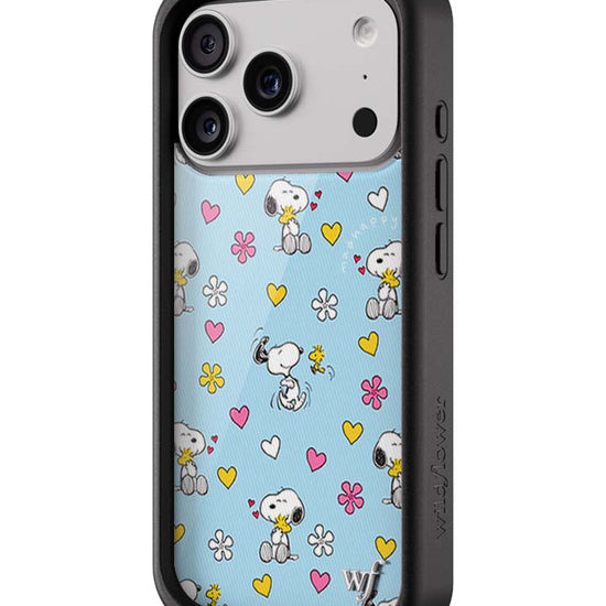 Wildflower iPhone case 17 Pro Madhappy x Peanuts Collab Blue Cute