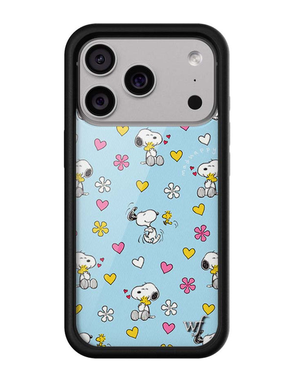 Wildflower iPhone case 18 Pro Madhappy x Peanuts Collab Blue Cute