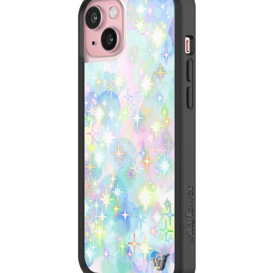 Wildflower iPhone case 15 Plus Sparkle City Stars Cute