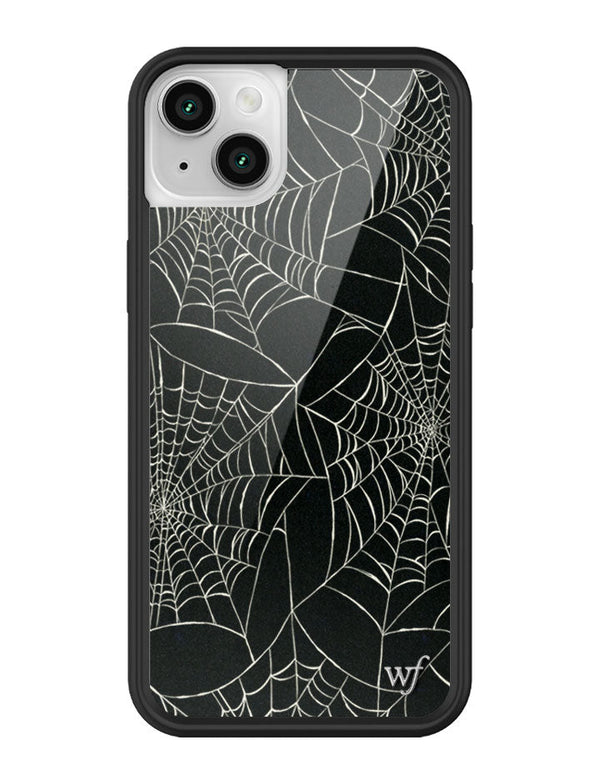 Wildflower iPhone case 13 Itsy Bitsy Spider Black Cute