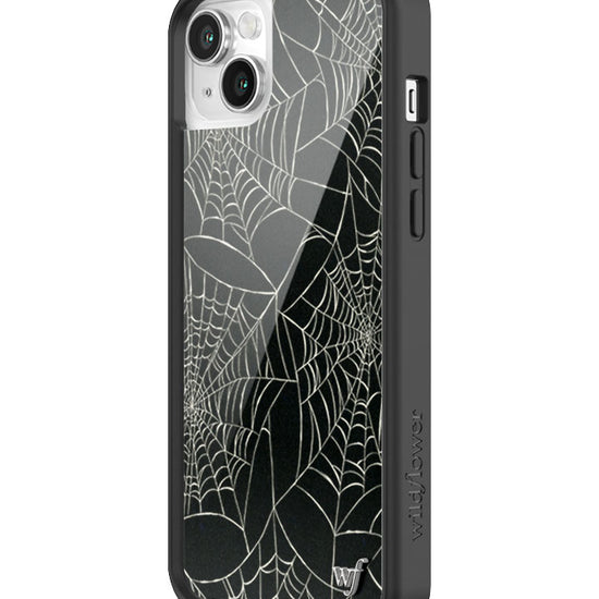 Wildflower iPhone case 13 Itsy Bitsy Spider Black Cute