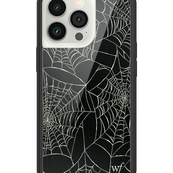 Wildflower iPhone case 13 Pro Itsy Bitsy Spider Black Cute