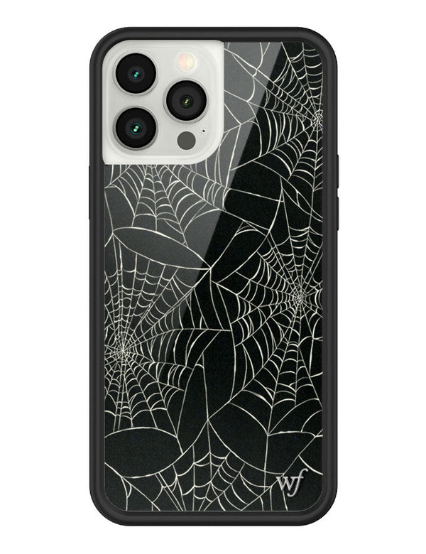 Wildflower iPhone case 13 Pro Max Itsy Bitsy Spider Black Cute