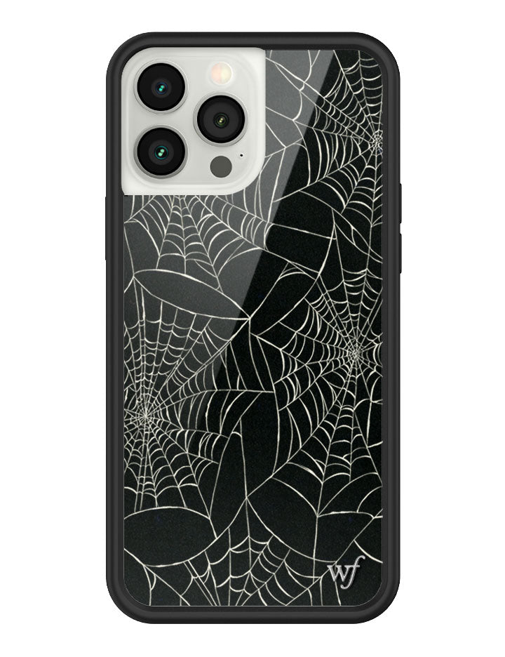 Wildflower iPhone case 13 Pro Max Itsy Bitsy Spider Black Cute
