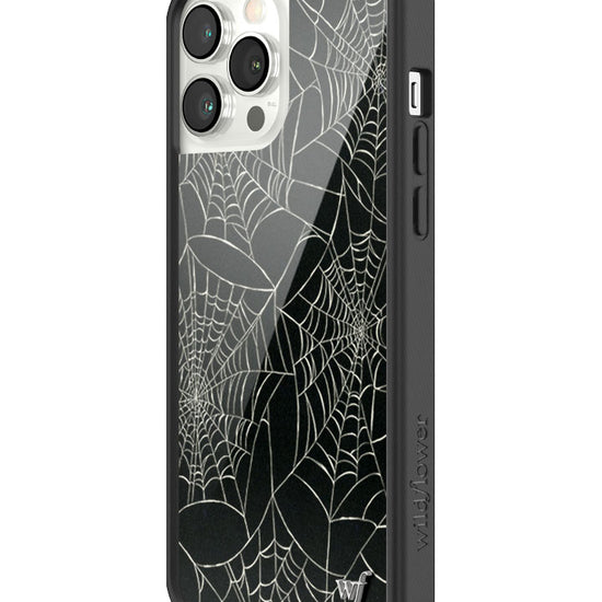 Wildflower iPhone case 13 Pro Max Itsy Bitsy Spider Black Cute