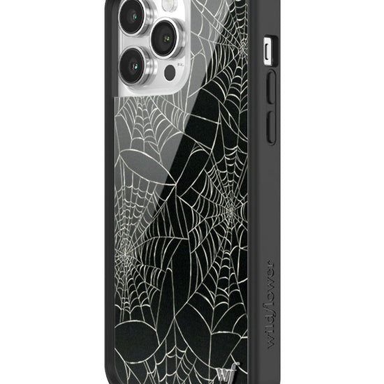 Wildflower iPhone case 14 Pro Max Itsy Bitsy Spider Black Cute