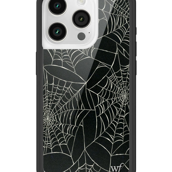 Wildflower iPhone case 15 Pro Itsy Bitsy Spider Black Cute