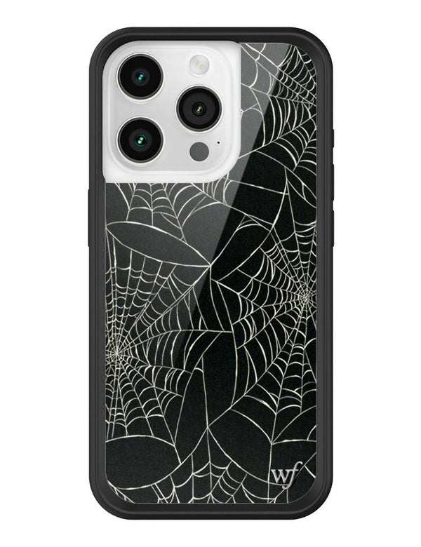 Wildflower iPhone case 15 Pro Itsy Bitsy Spider Black Cute