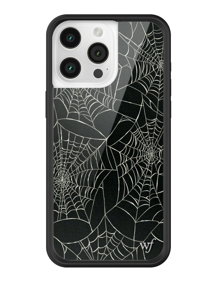 Wildflower iPhone case 15 Pro Max Itsy Bitsy Spider Black Cute