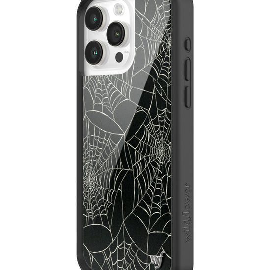 Wildflower iPhone case 15 Pro Max Itsy Bitsy Spider Black Cute