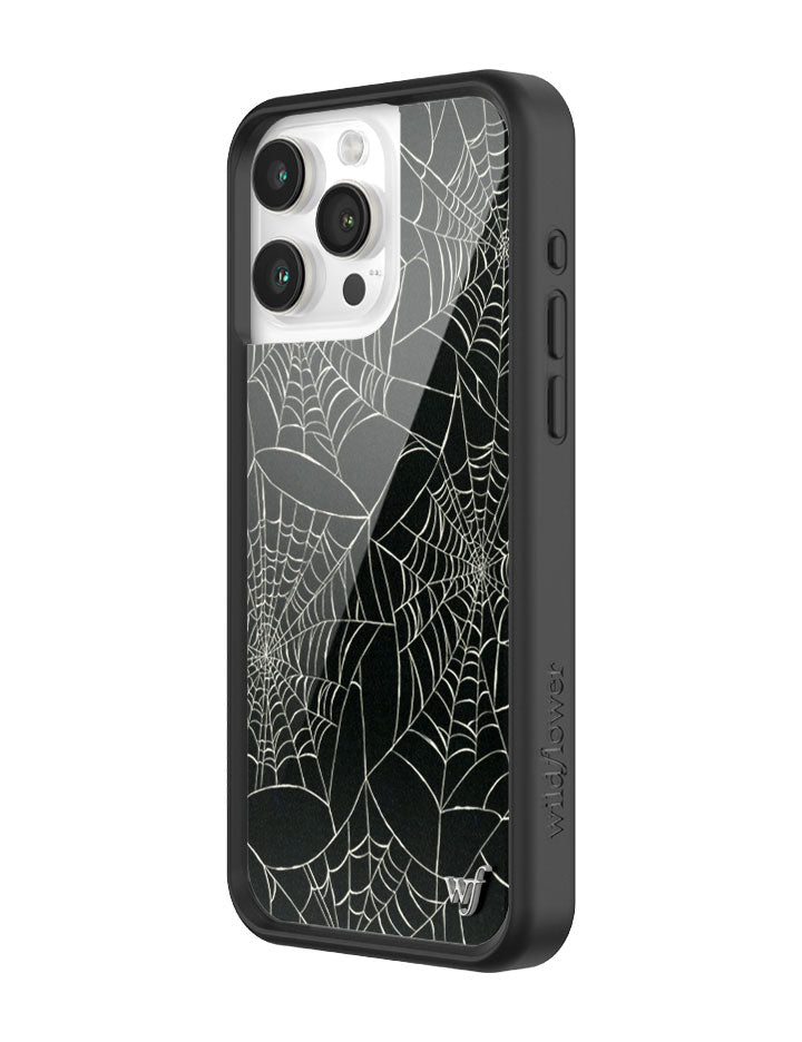 Wildflower iPhone case 15 Pro Max Itsy Bitsy Spider Black Cute