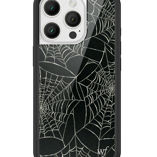 Wildflower iPhone case 16 Pro Itsy Bitsy Spider Black Cute