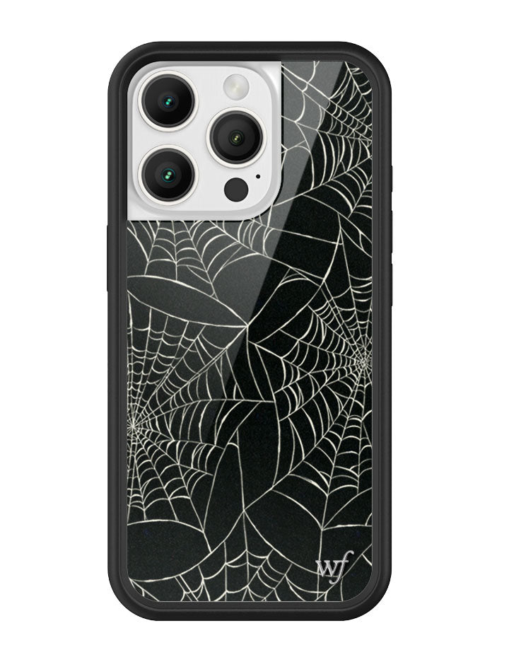 Wildflower iPhone case 16 Pro Itsy Bitsy Spider Black Cute