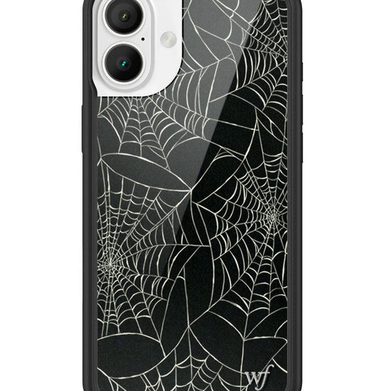 Wildflower iPhone case 16 Plus Itsy Bitsy Spider Black Cute