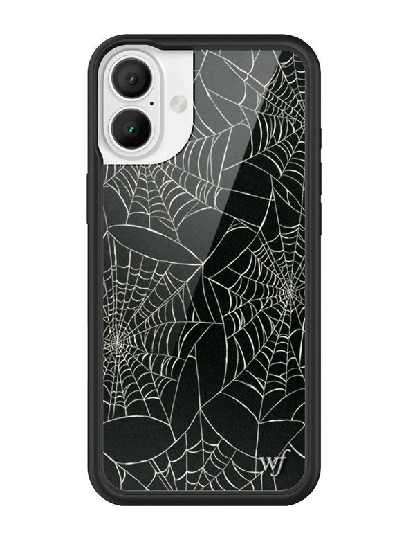 Wildflower iPhone case 16 Plus Itsy Bitsy Spider Black Cute