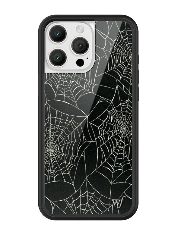 Wildflower iPhone case 16 Pro Max Itsy Bitsy Spider Black Cute
