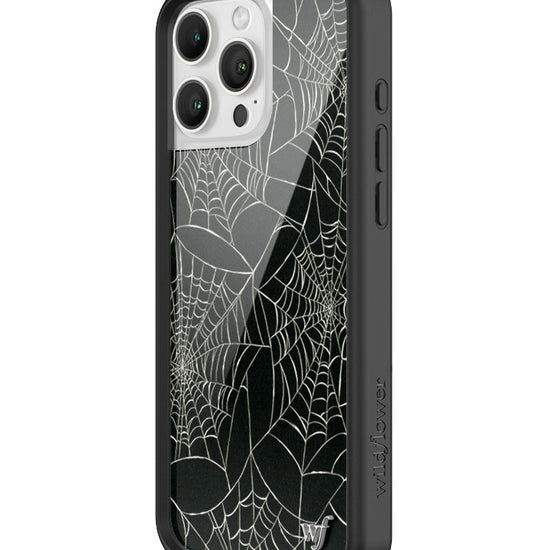 Wildflower iPhone case 16 Pro Max Itsy Bitsy Spider Black Cute