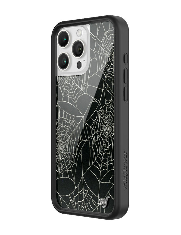 Wildflower iPhone case 16 Pro Max Itsy Bitsy Spider Black Cute