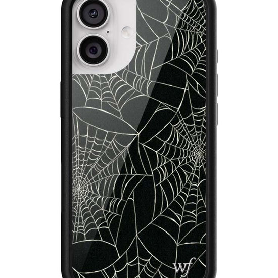 Wildflower iPhone case 17 Itsy Bitsy Spider Black Cute