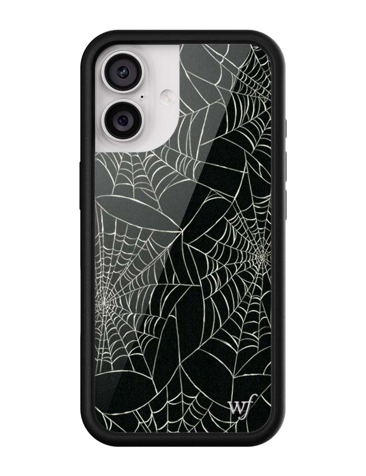 Wildflower iPhone case 17 Itsy Bitsy Spider Black Cute