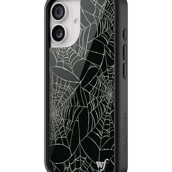 Wildflower iPhone case 17 Itsy Bitsy Spider Black Cute