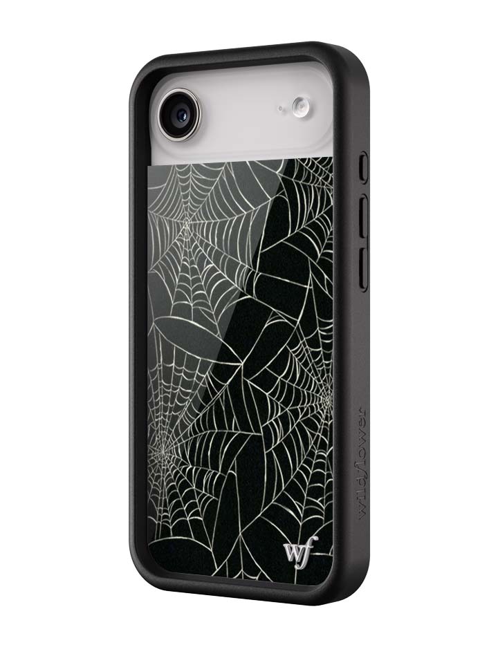 Wildflower iPhone case Air Itsy Bitsy Spider Black Cute