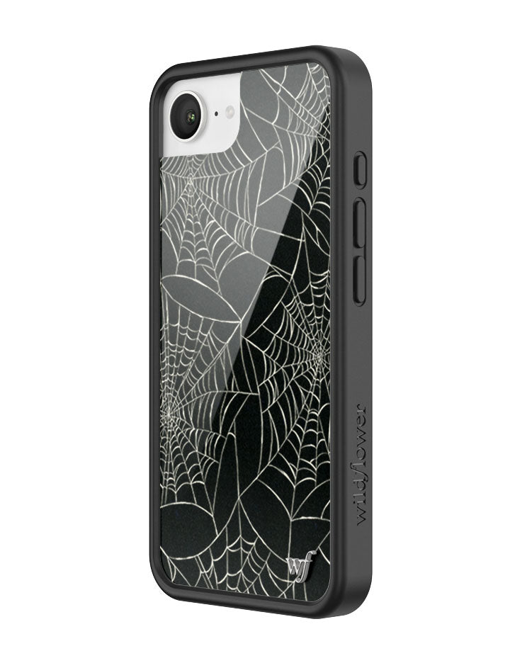 Wildflower iPhone case 17e Itsy Bitsy Spider Black Cute