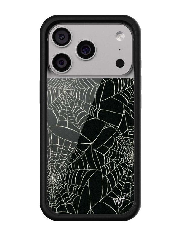 Wildflower iPhone case 17 Pro Itsy Bitsy Spider Black Cute